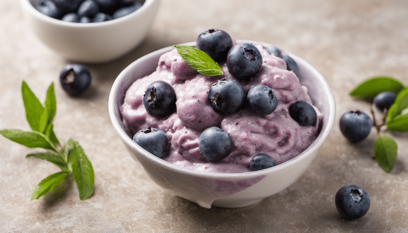 Blueberry Acai Frozen Yogurt