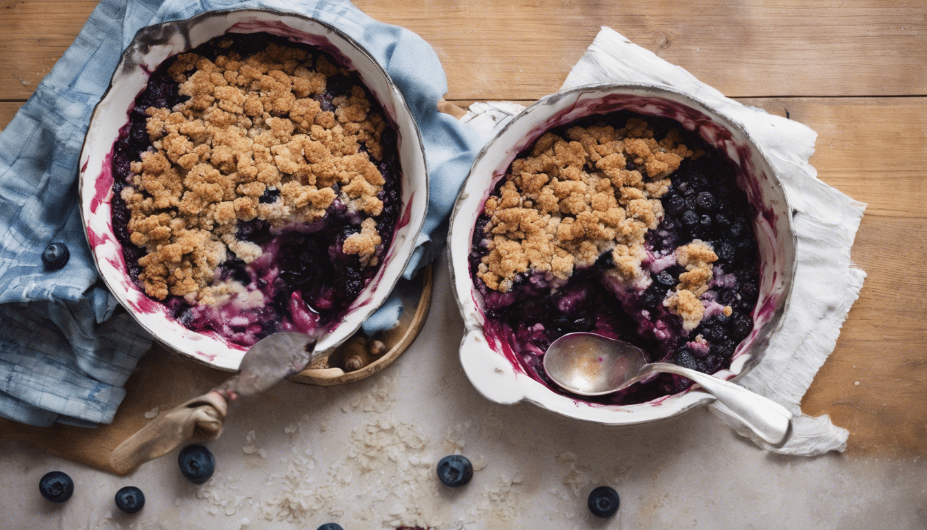 Delicious Blueberry Crumble