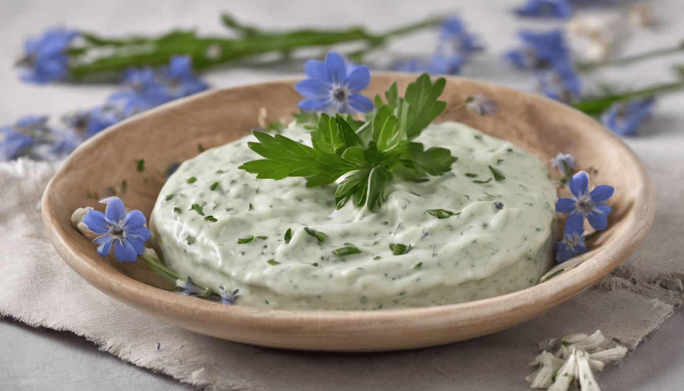 Borage and Chive Dip