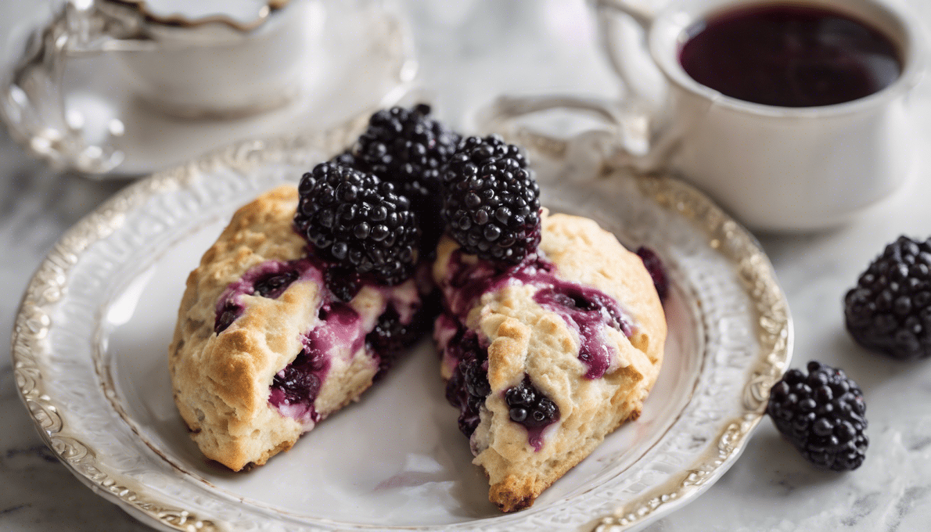 Boysenberry Scones