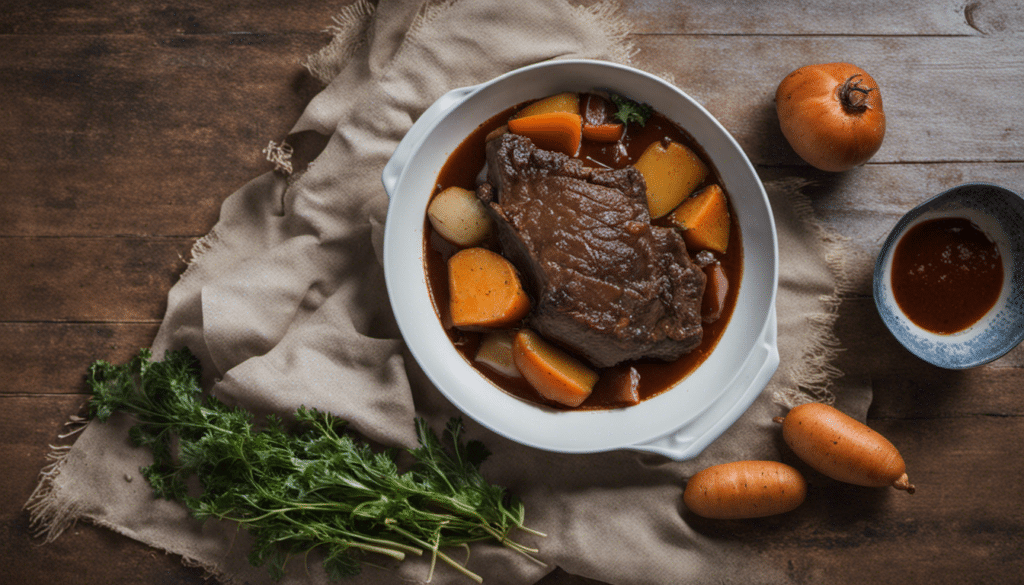 Braised Beef with Root Vegetables