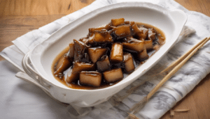 Braised Burdock with Soy and Honey