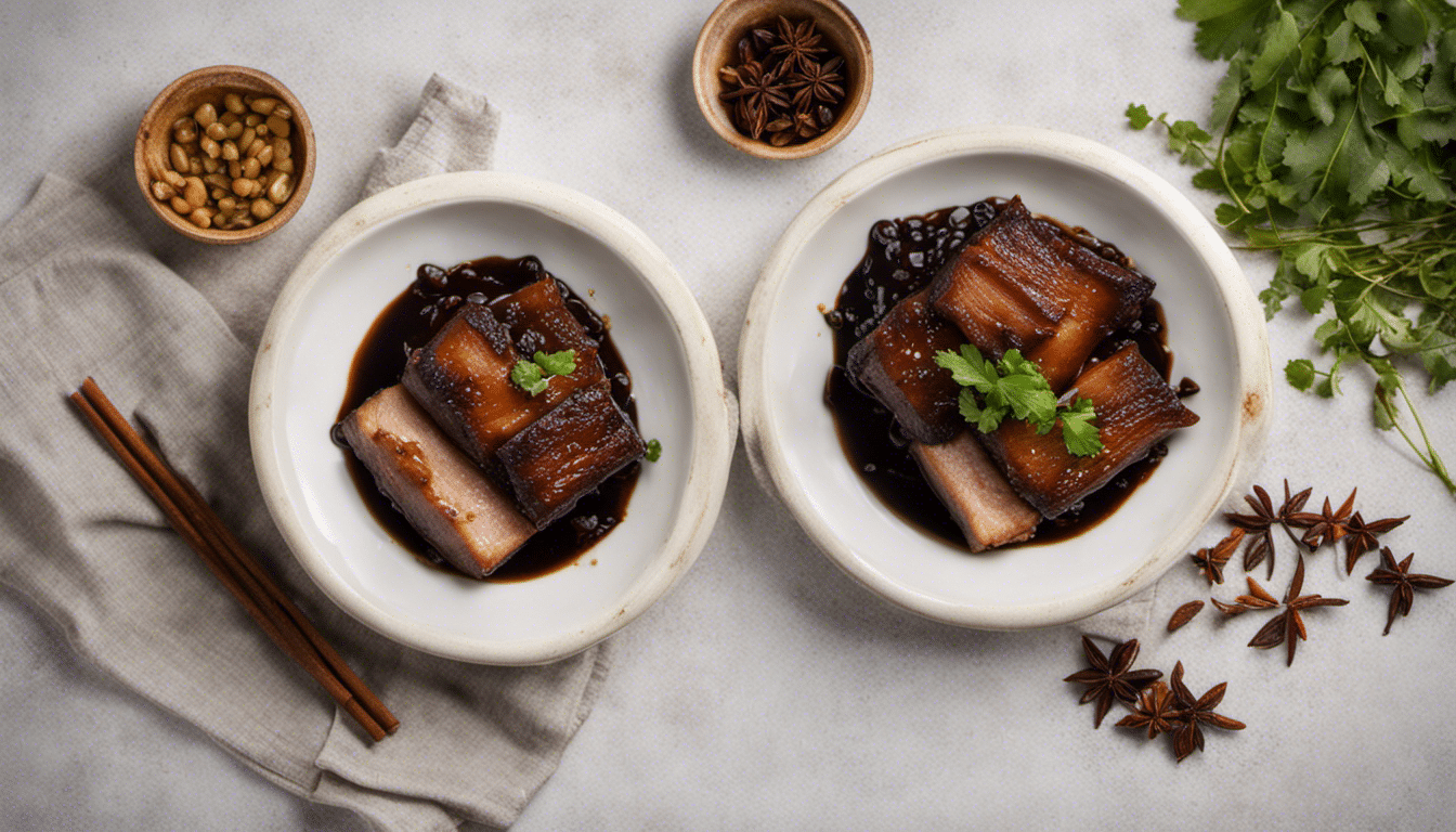 Braised Pork Belly with Long Pepper and Star Anise