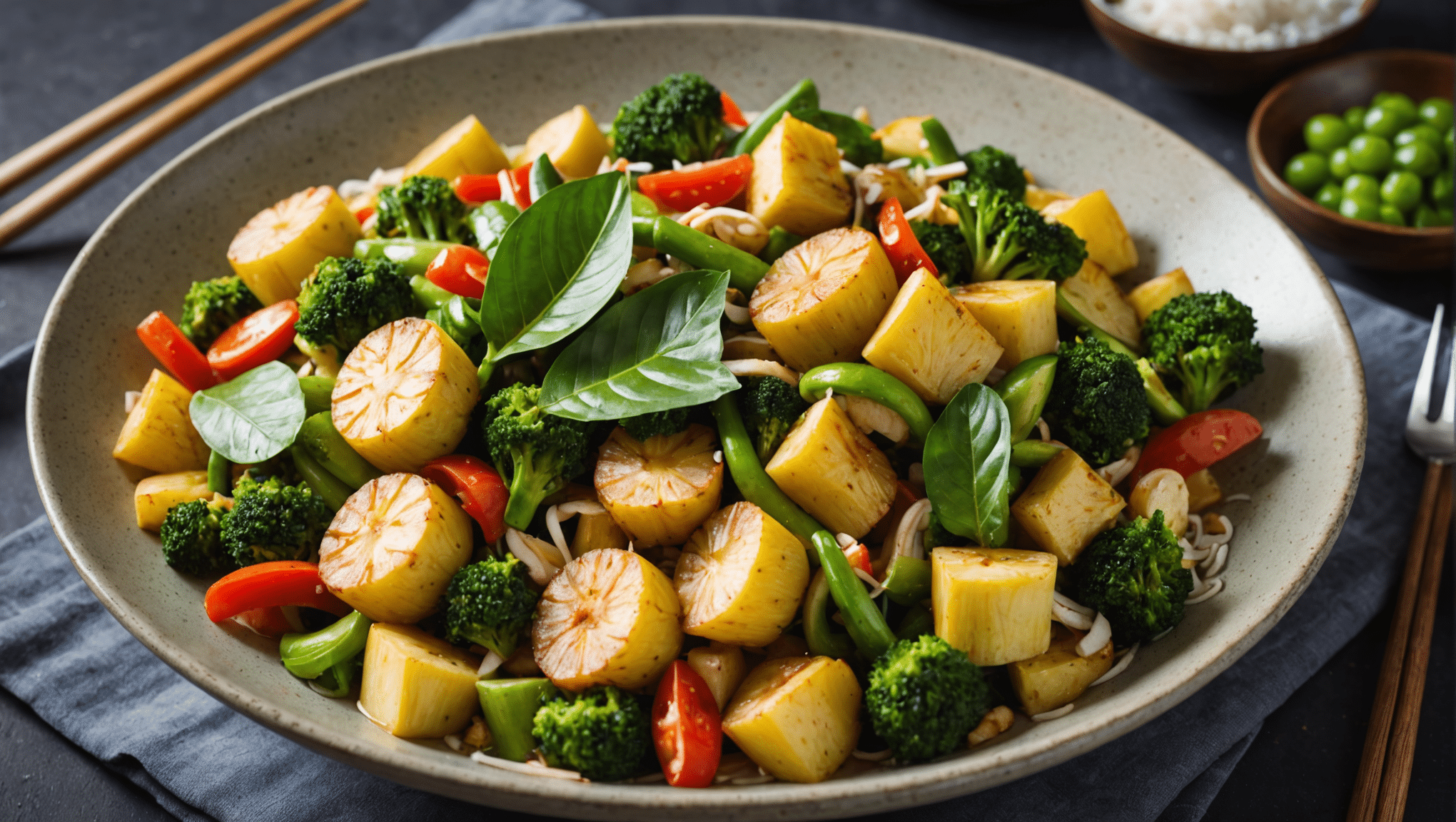 Breadfruit and Coconut Milk Stir-fry