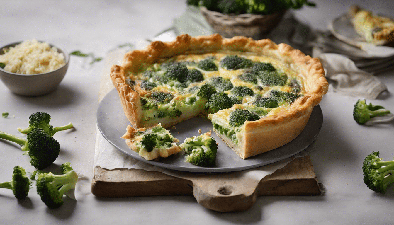 Broccoli Leaf Quiche