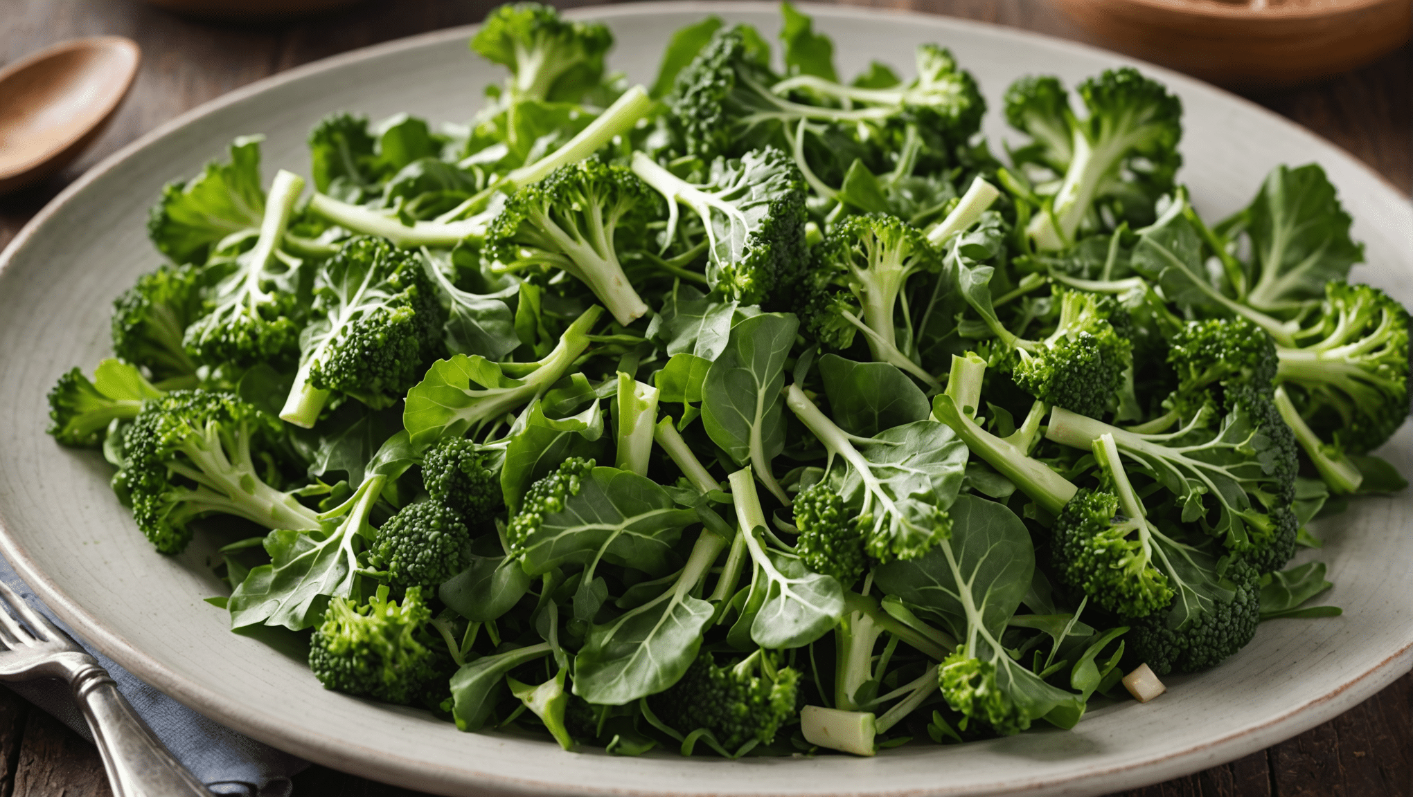 Broccoli Leaves Salad