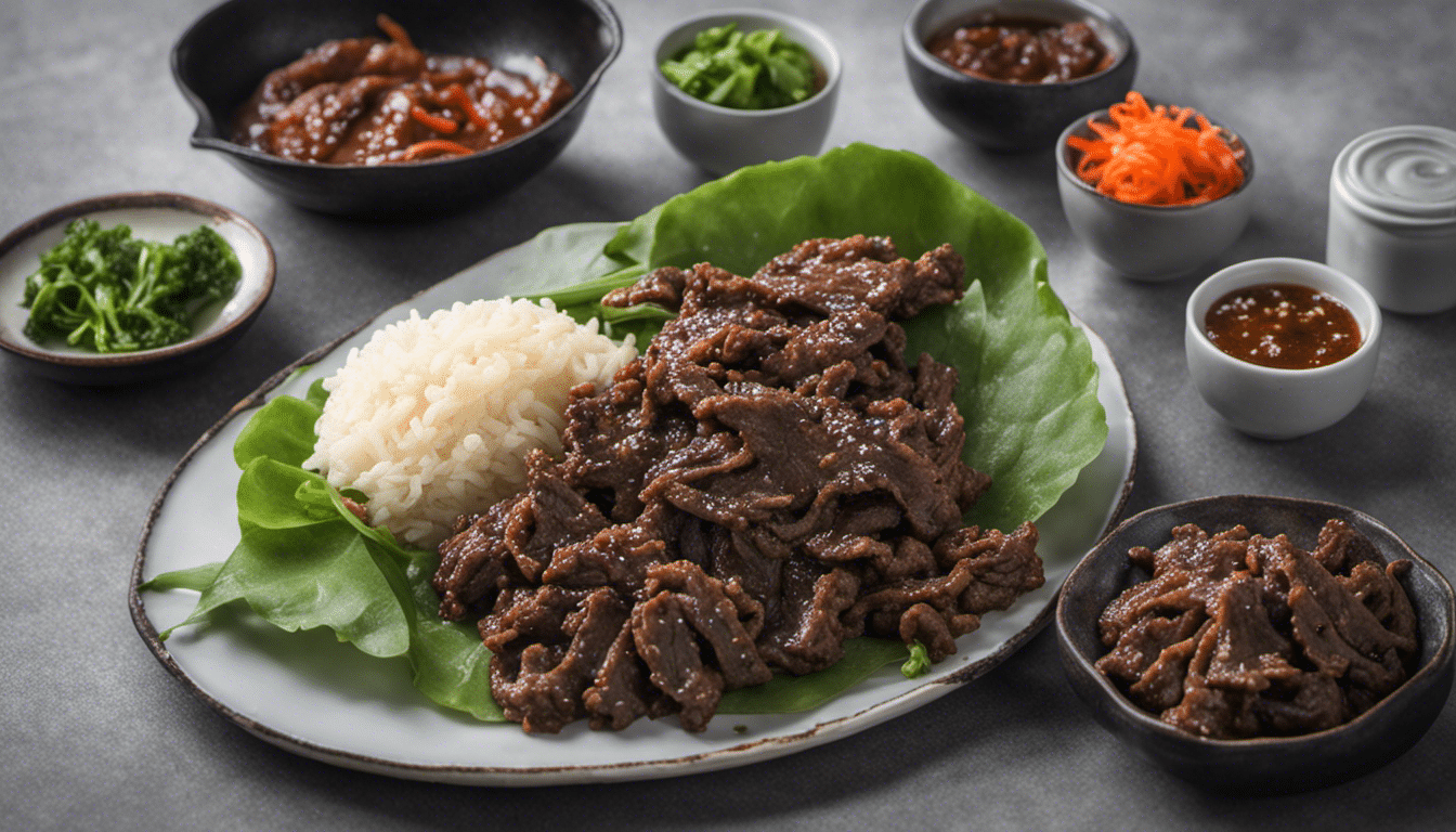 Bulgogi with Kkaennip (Korean BBQ Beef with Perilla Leaves)