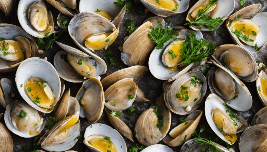 Buttered Clams with Garlic and Herbs
