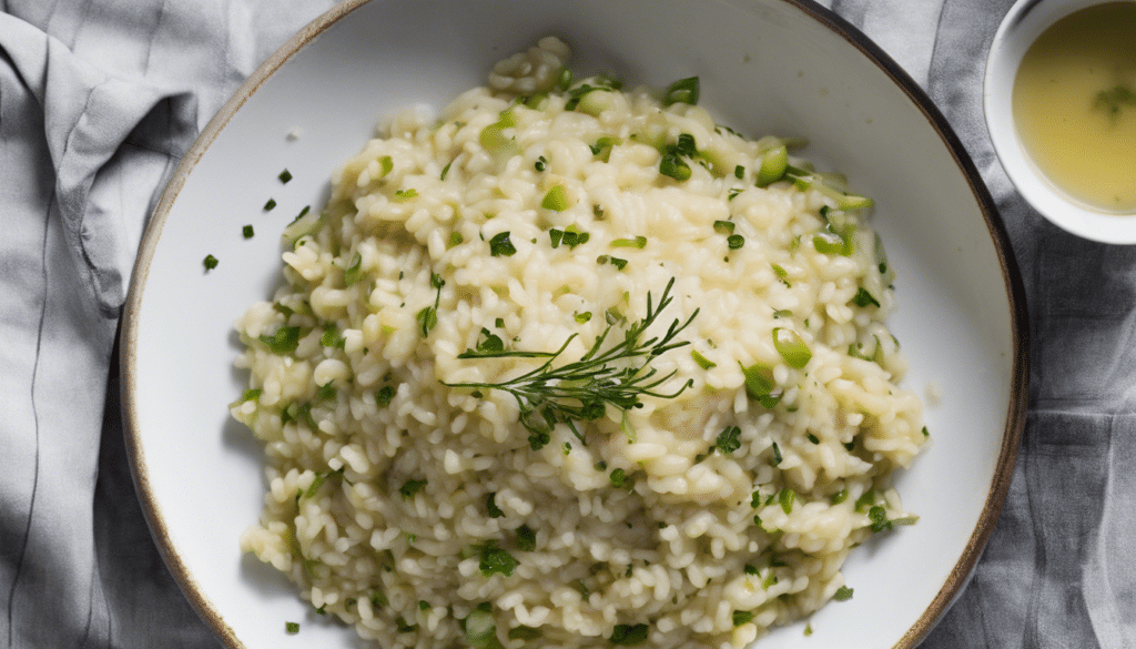 Buttered Leek and Thyme Risotto