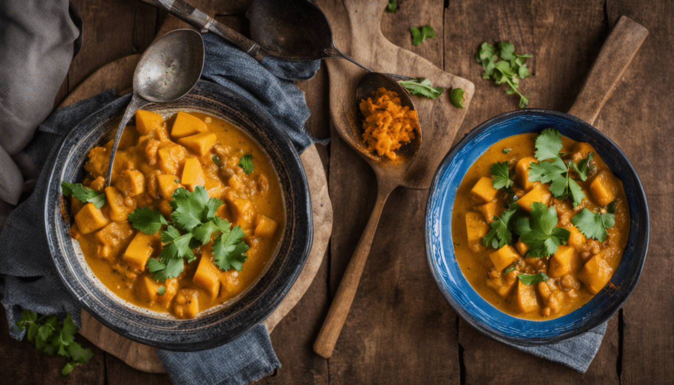 A bowl of Butternut Squash Curry