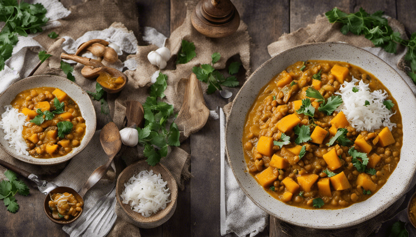 Butternut Squash and Lentil Curry