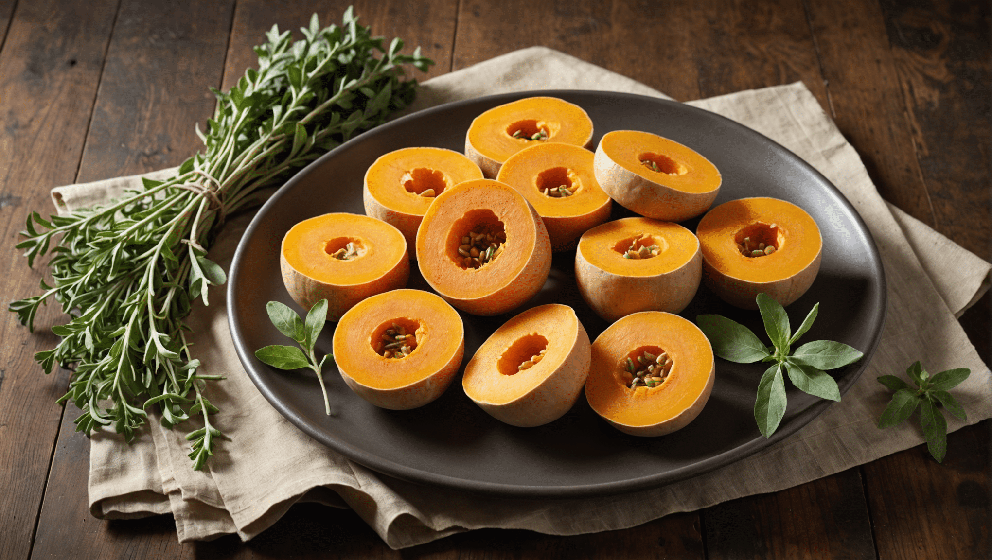 Butternut Squash with Clary Sage