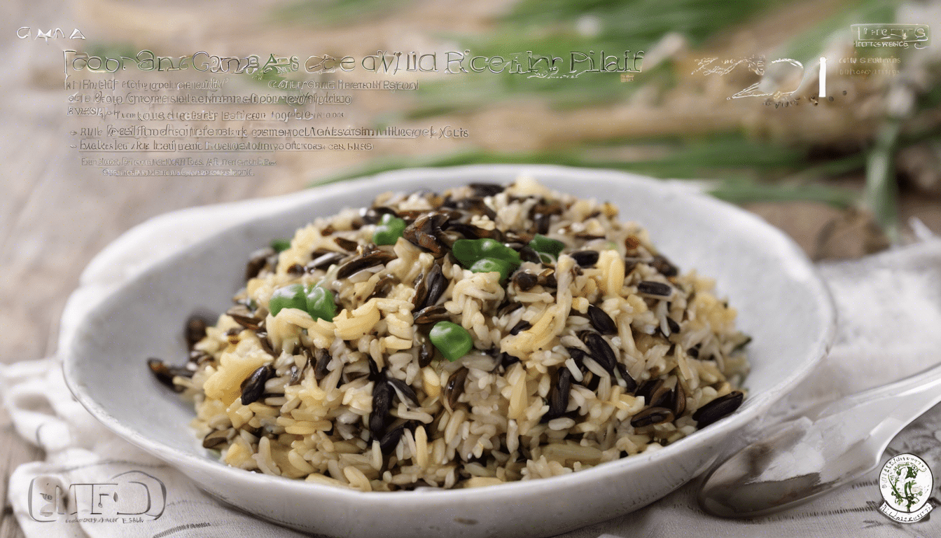 Camas and Wild wild rice pilaf