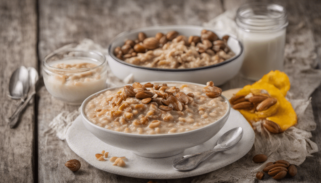 Canistels and Nutmeg Porridge