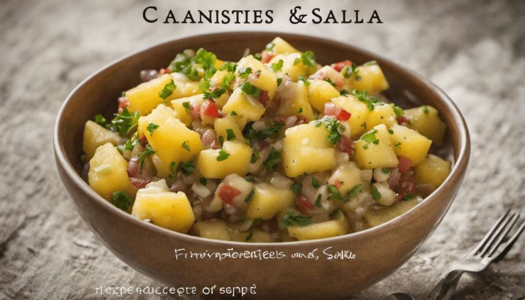 Canistels and Pineapple Salsa