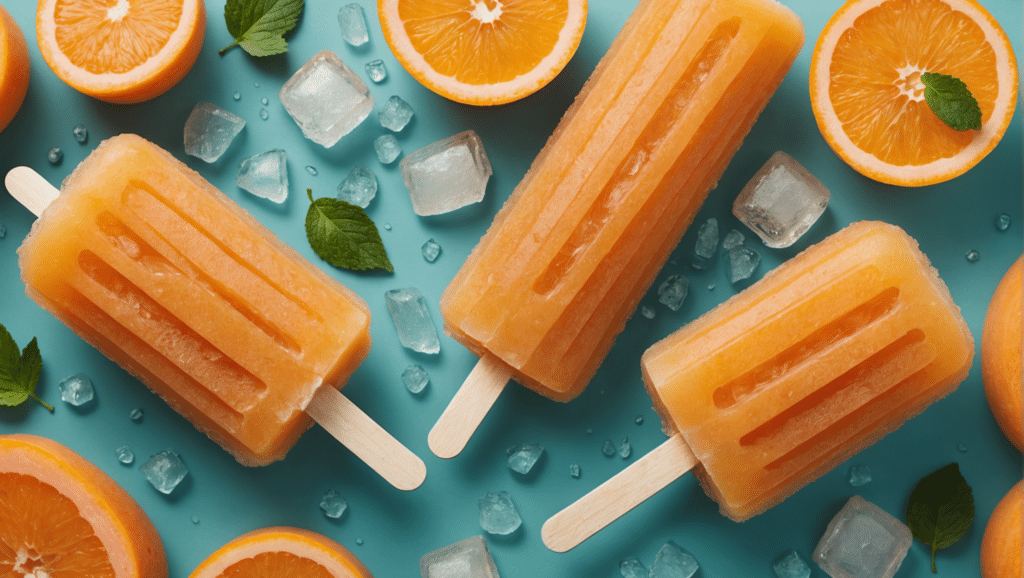 Cantaloupe Ice Pops - Your Gourmet Guru