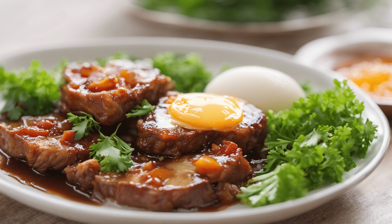 Delicious Caramelized Pork and Eggs