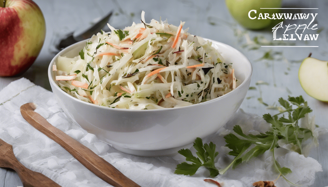 Caraway Leaves and Apple Coleslaw image