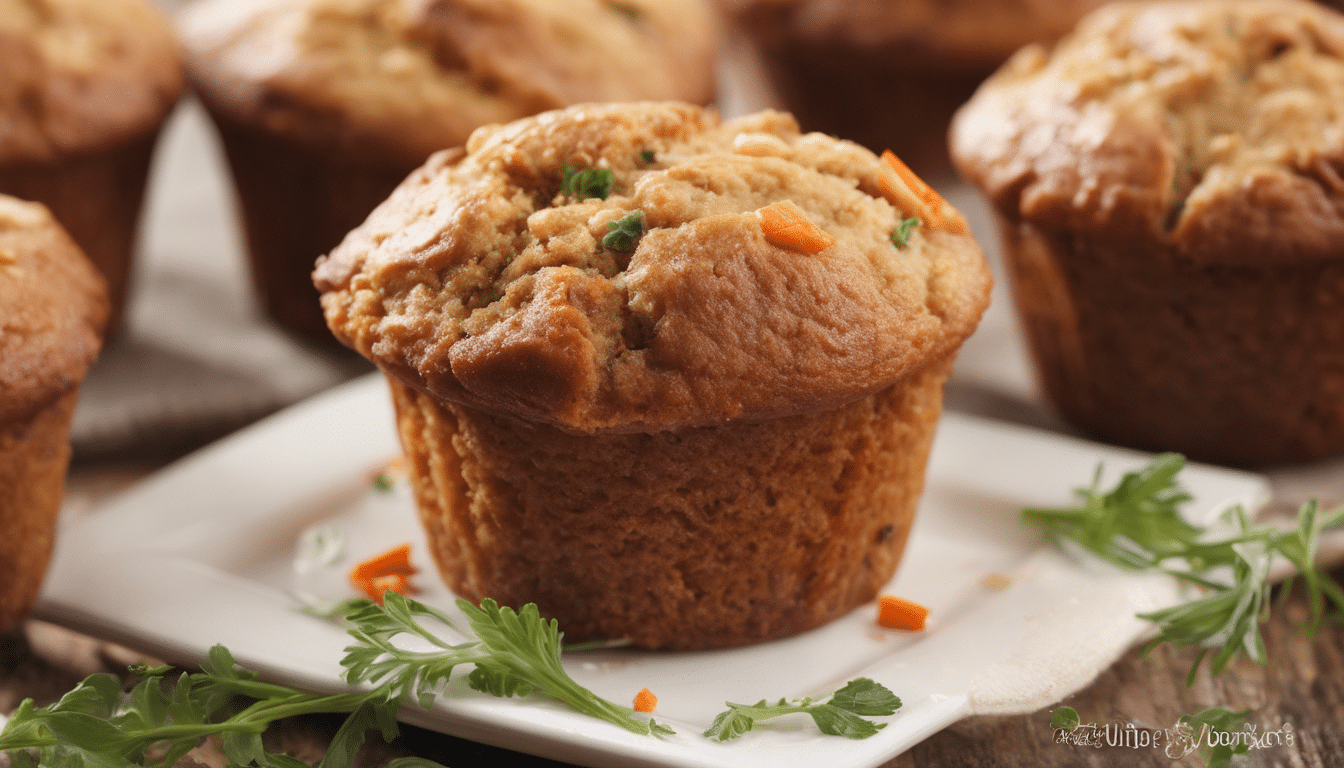 Delicious carrots muffins