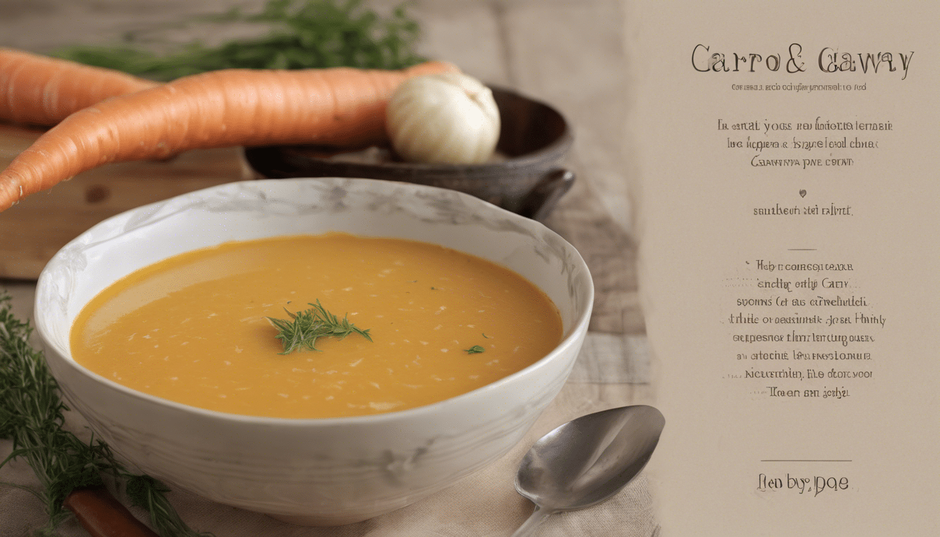 Carrot and Caraway Soup