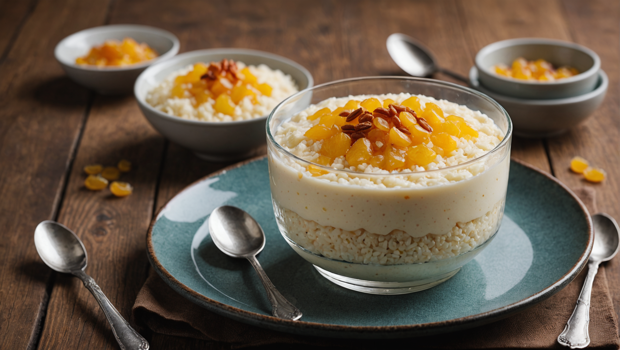 Cassia infused Rice Pudding