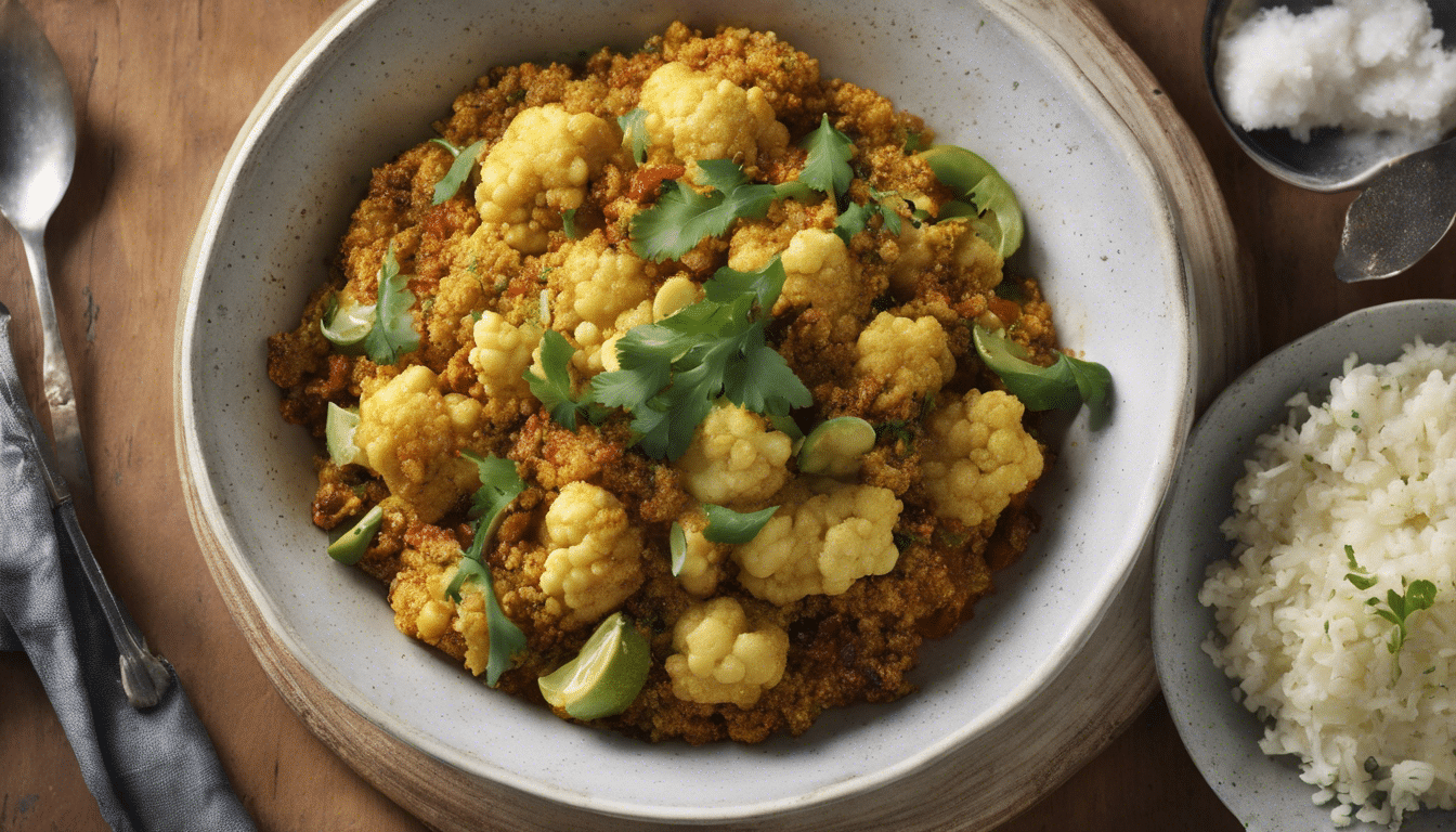 Cauliflower and Quinoa Curry