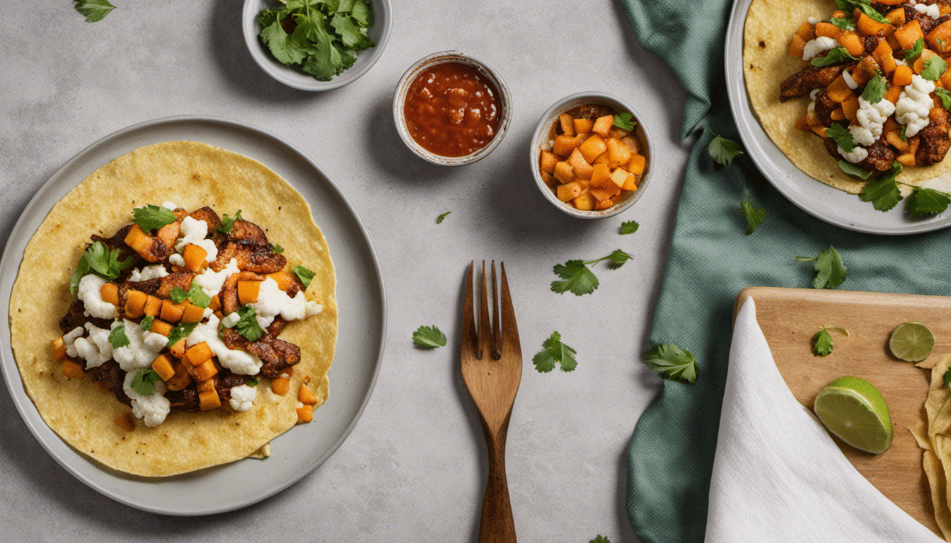 Cauliflower and Sweet Potato Tacos