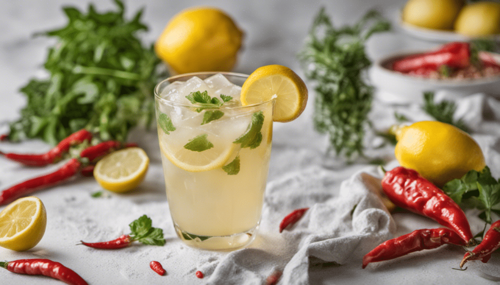 Cayenne Pepper and Ginger Lemonade