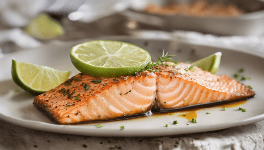 Cayenne Pepper and Lime Roasted Salmon