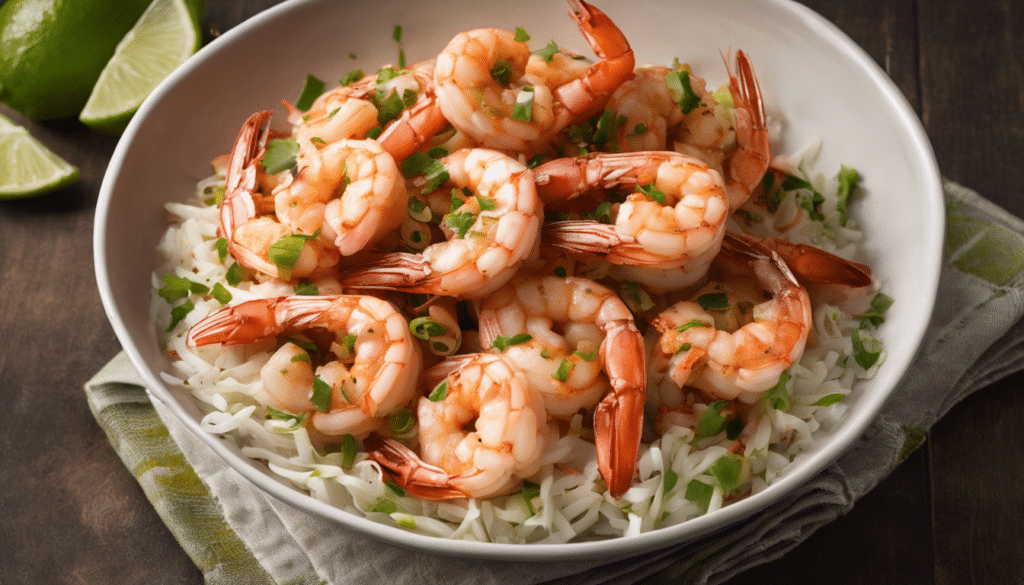 Cayenne Pepper and Lime Shrimp