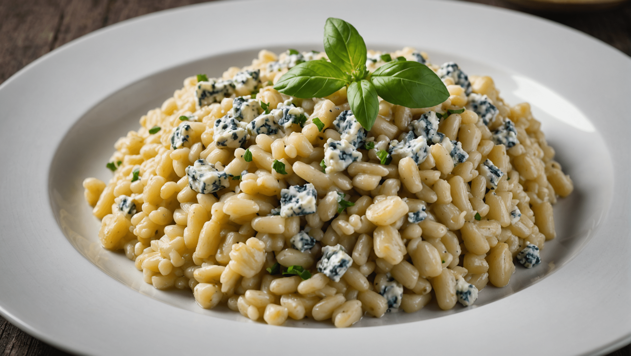 Celeriac and Blue Cheese Risotto