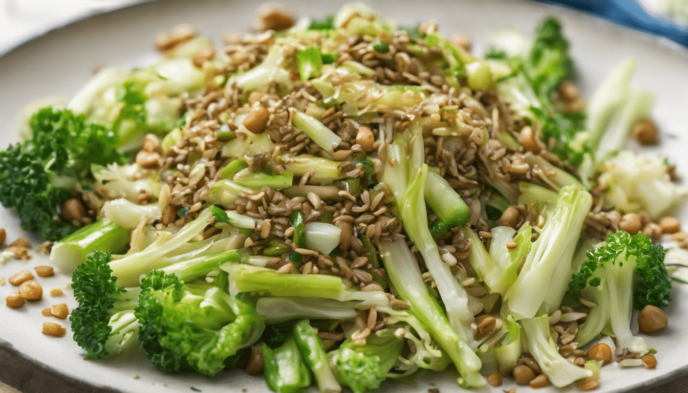 Celery Seed and Cabbage Stir Fry