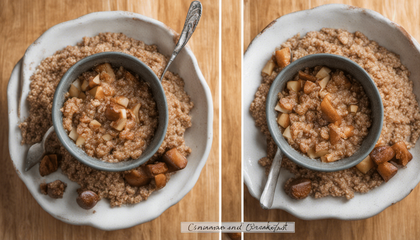 Ceylon Cinnamon and Apple Breakfast Quinoa