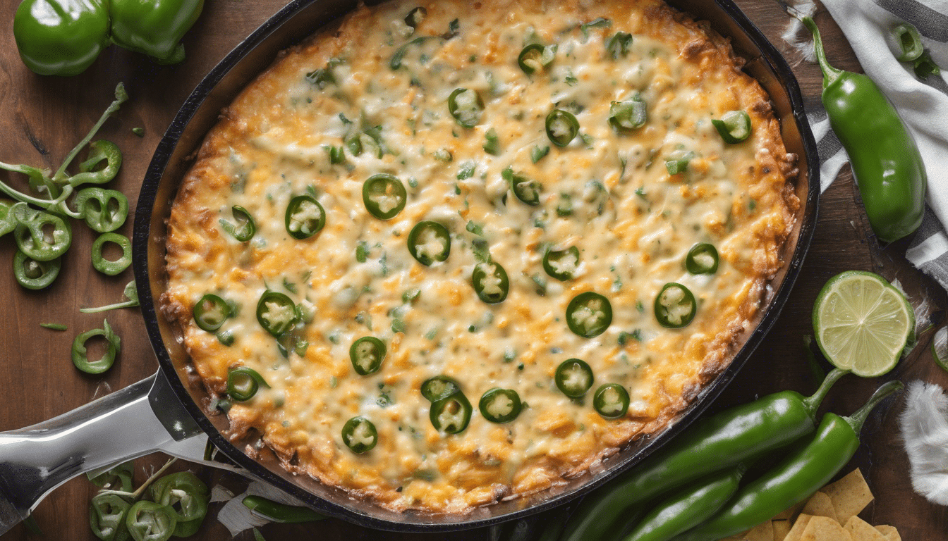 Cheesy Jalapeno Skillet Dip Recipe