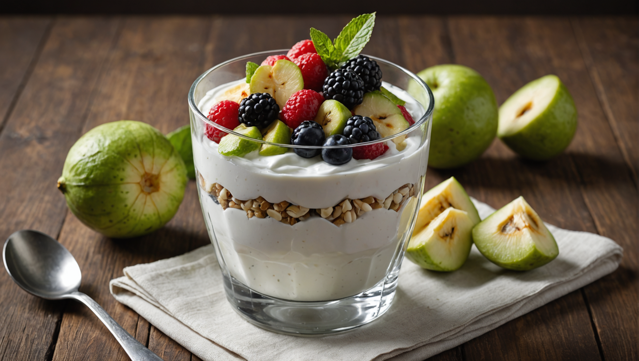 Cherimoya Yogurt Parfait