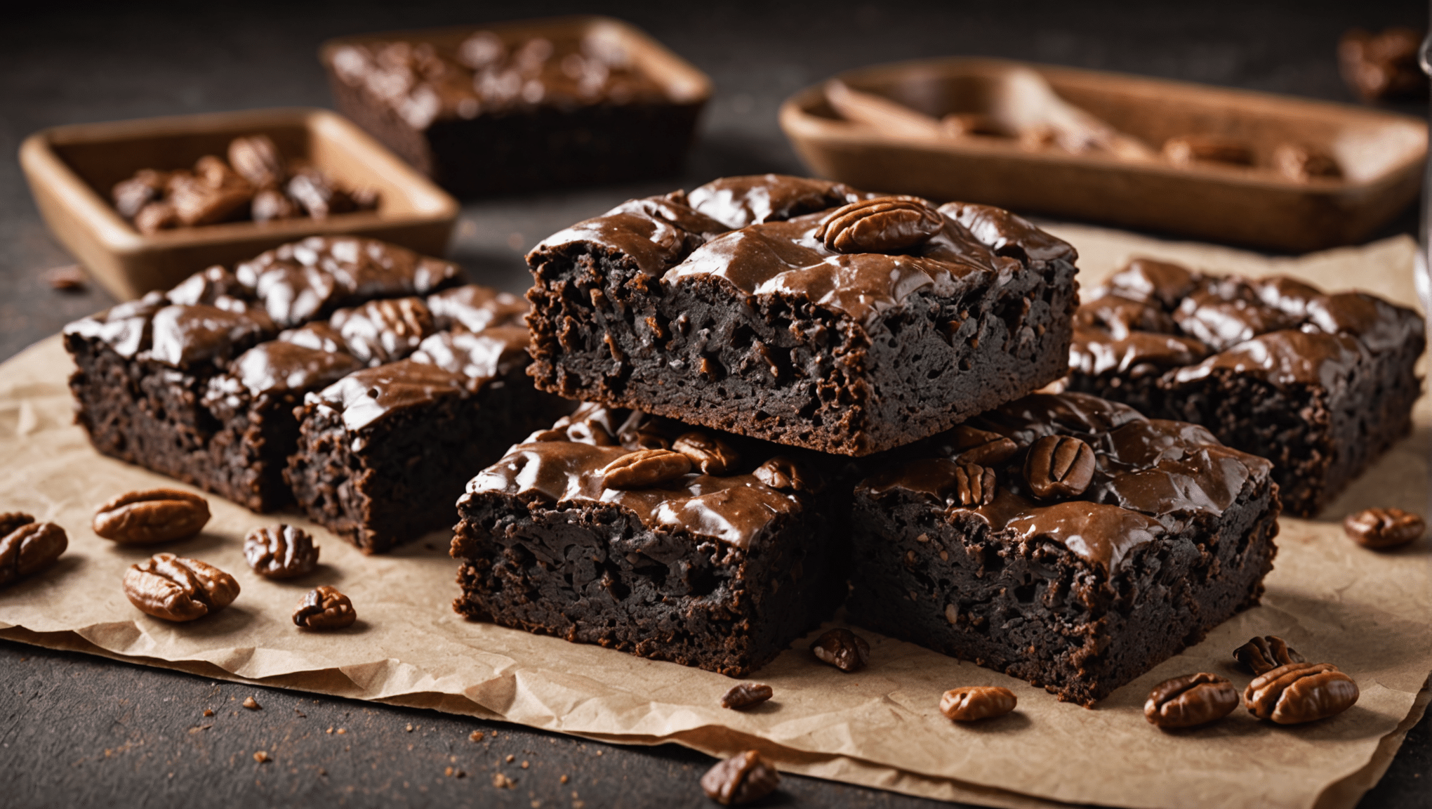 Chewy Date Brownies