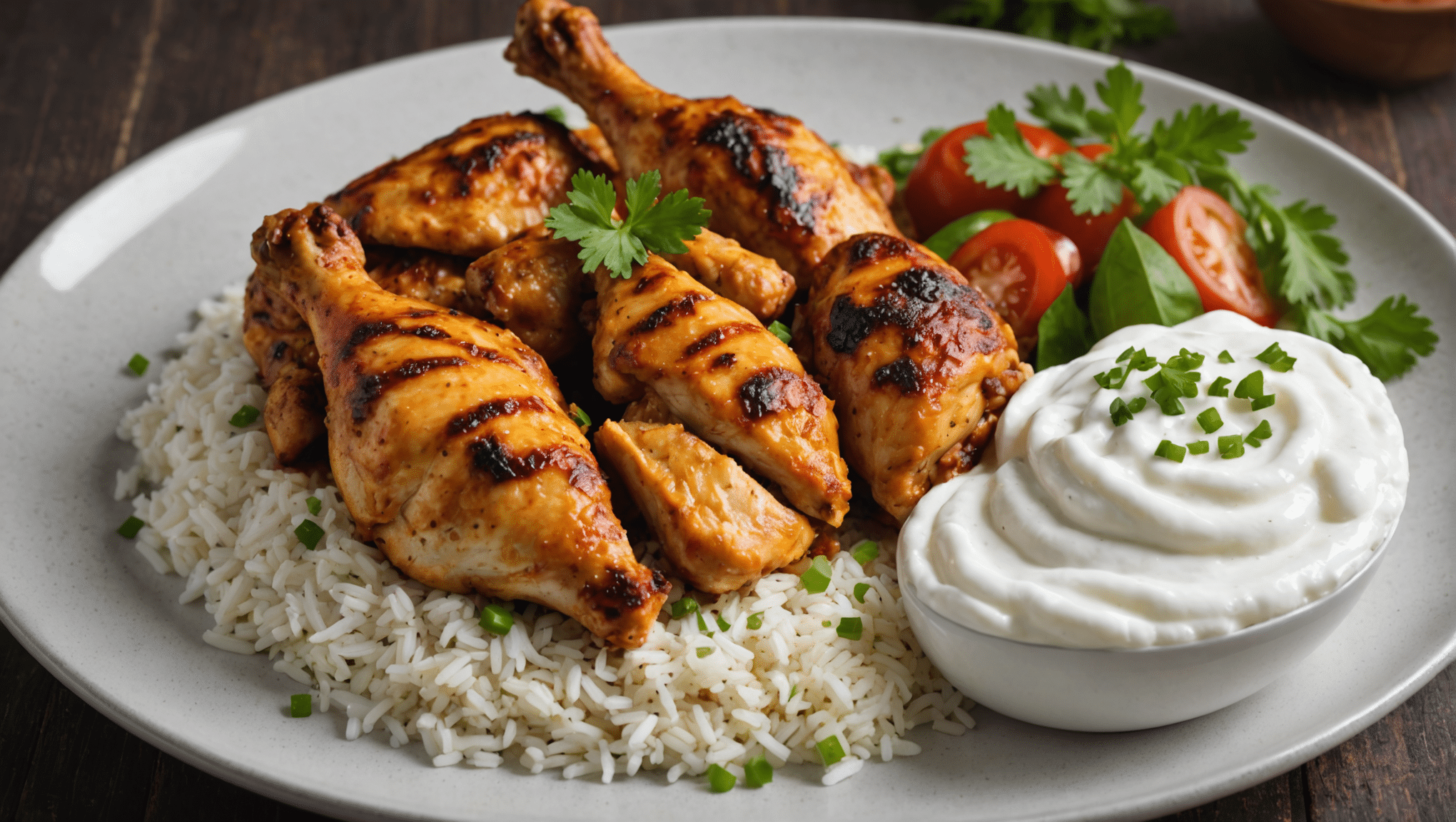 Chicken Fattah with Rice and Yogurt