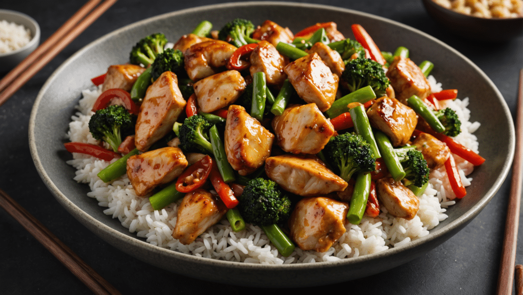 Chicken and Cassumunar Ginger Stir Fry