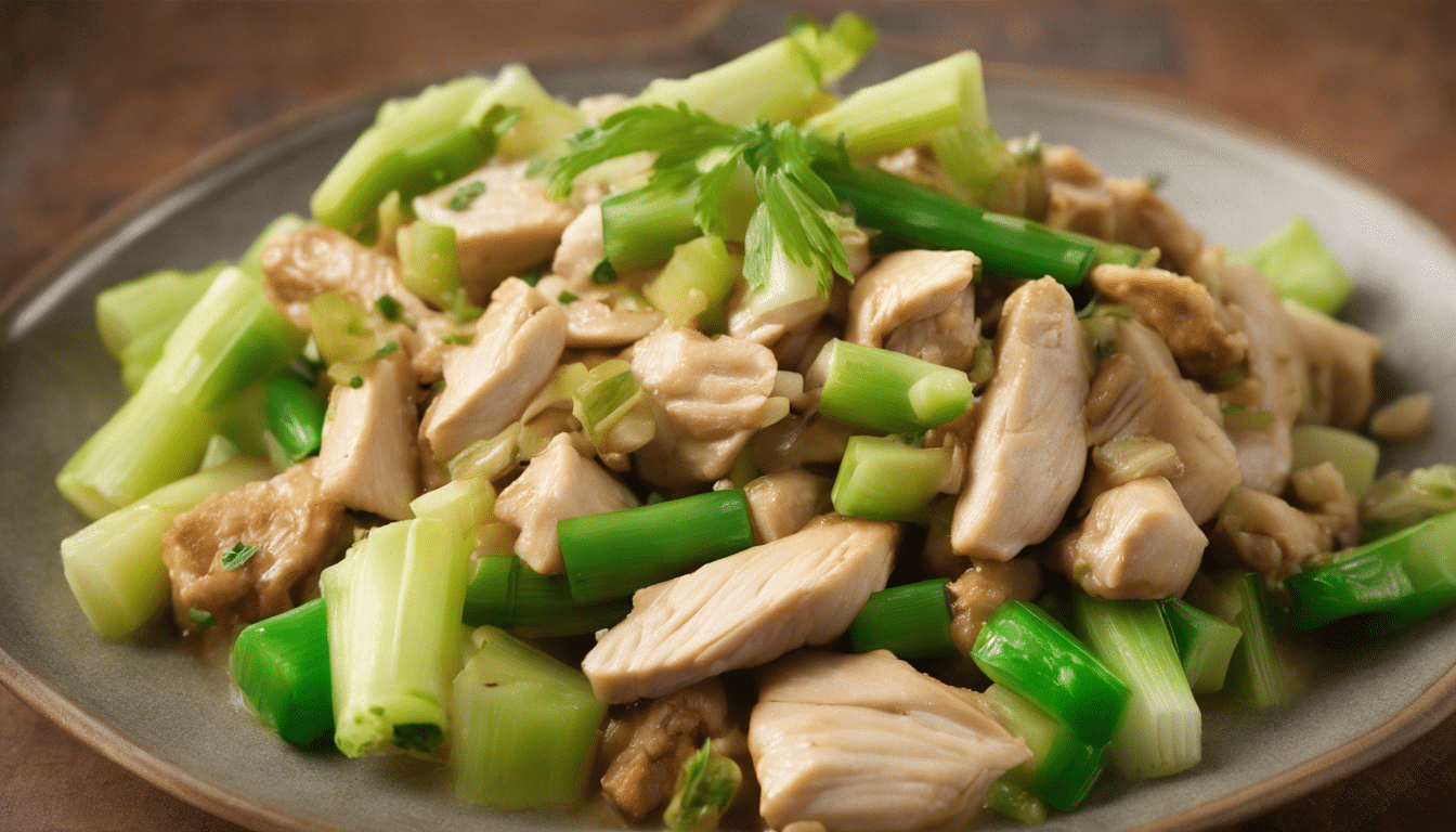 Chicken and Celery Stir-fry