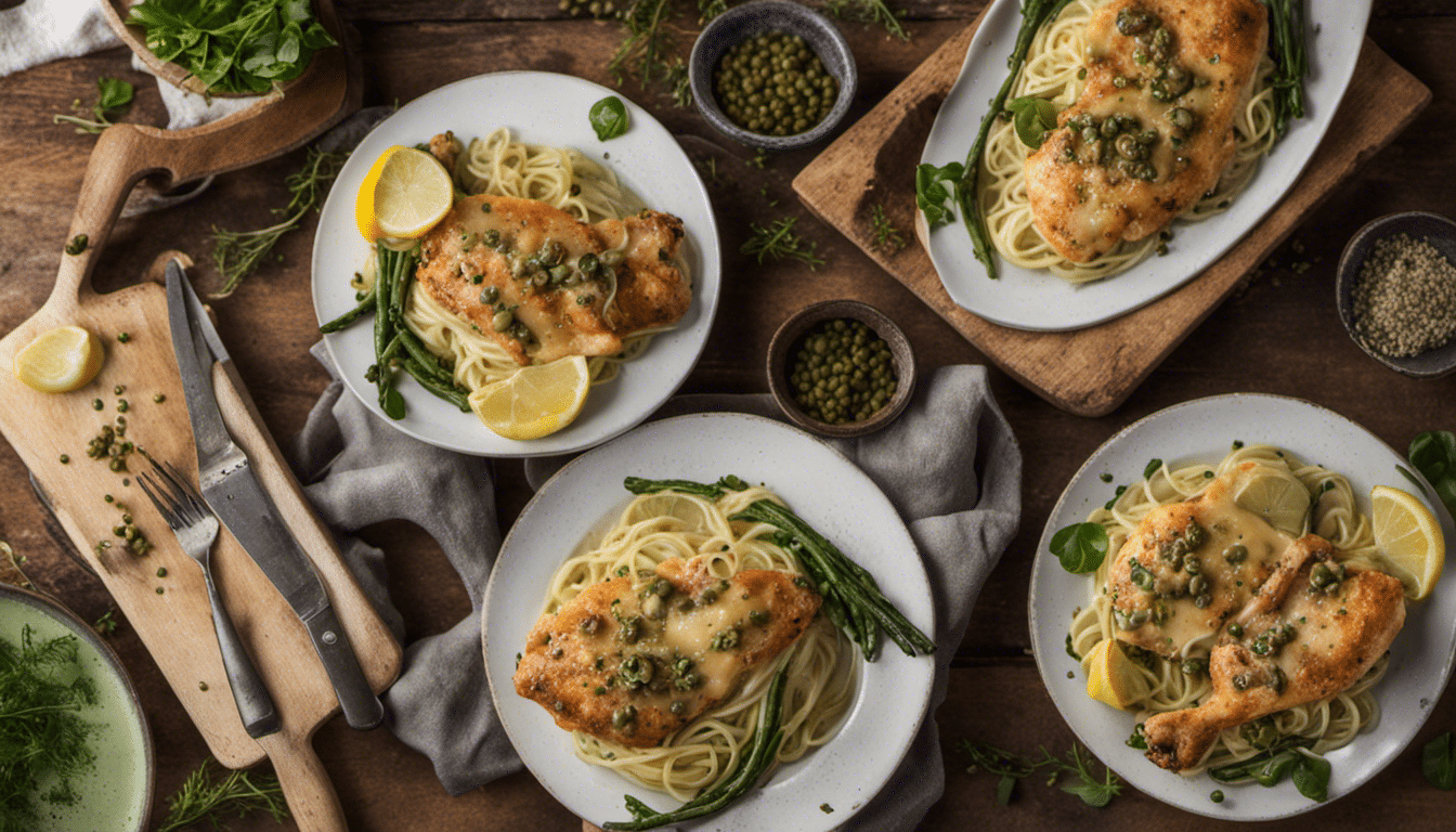 Chicken piccata with capers