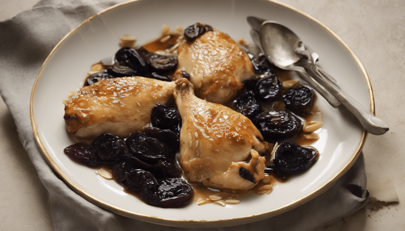 Chicken with Prunes and Almonds