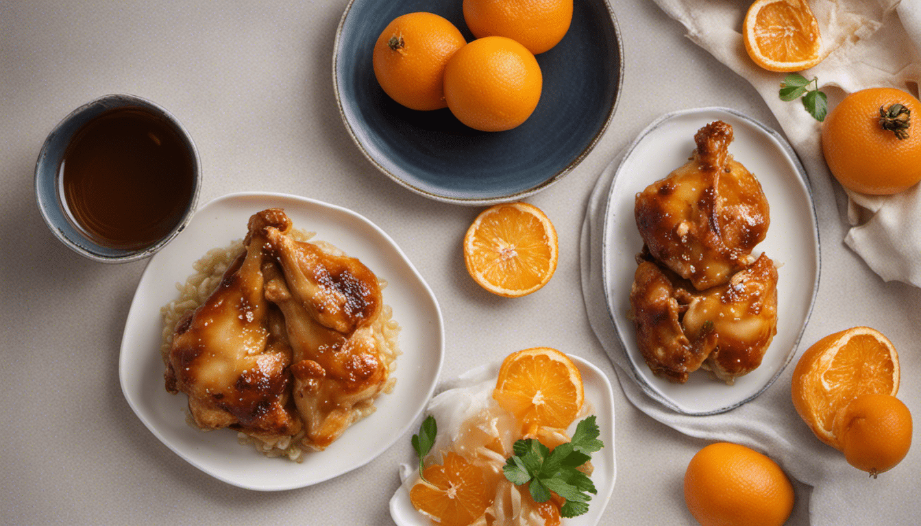 Chicken with Satsuma and Honey Glaze