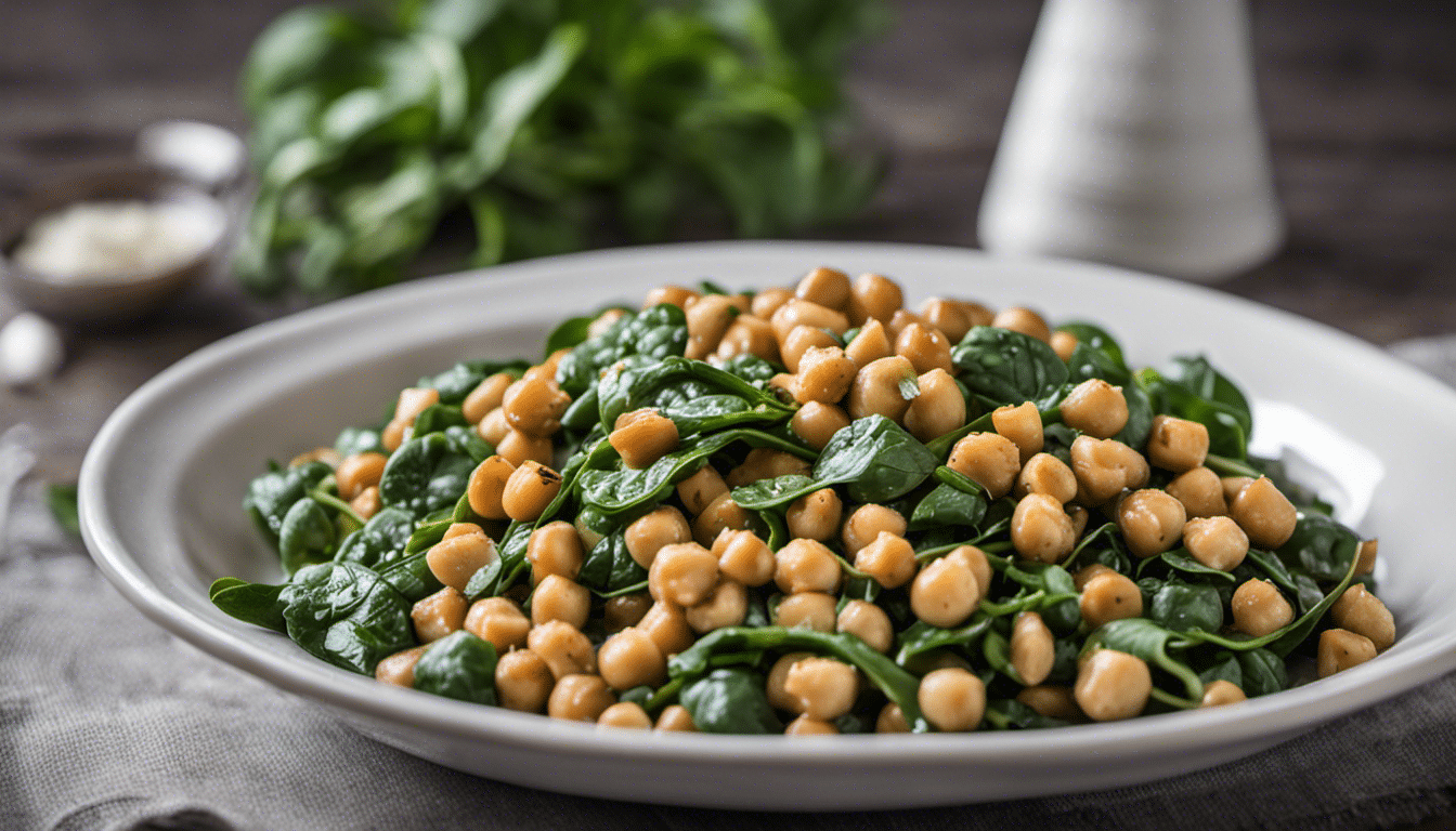 Chickpea and Spinach Salad