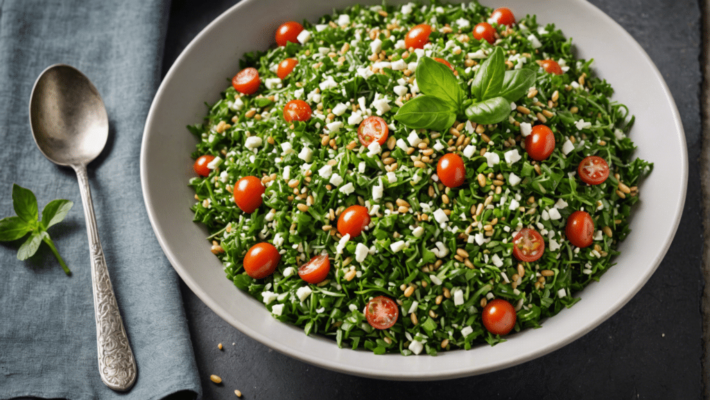 Chickweed Tabbouleh Salad