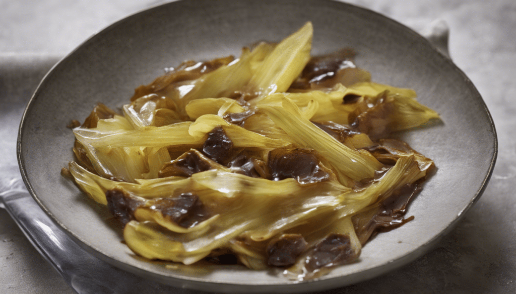 Chicory Agrodolce (Sweet and Sour Chicory)