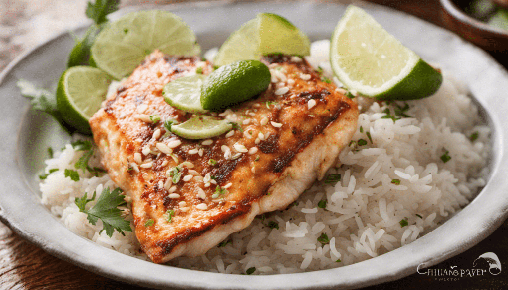 Chili Lime Snapper with Coconut Rice