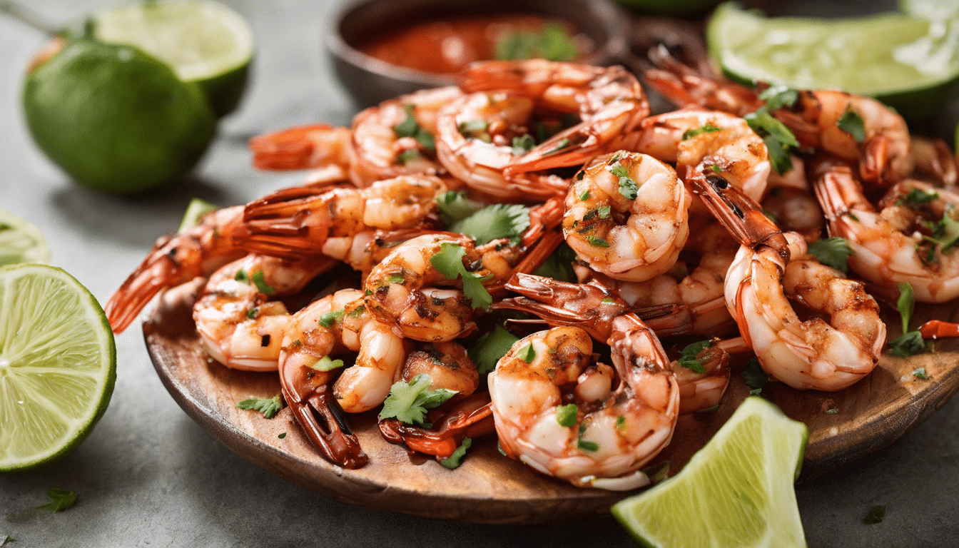 Chili Pepper and Lime Grilled Shrimp