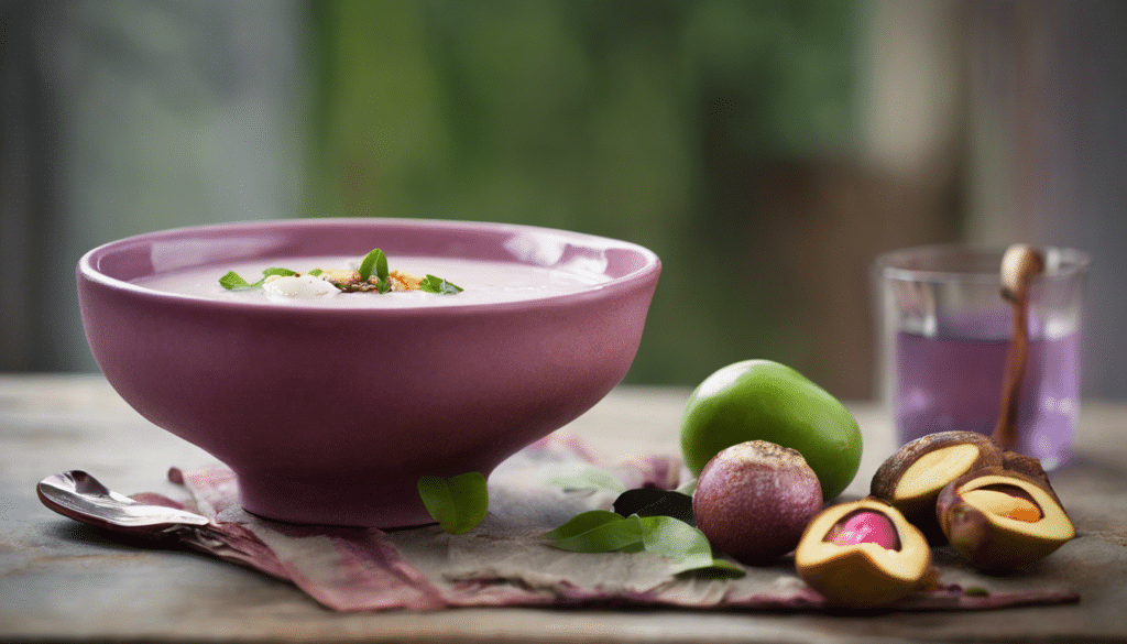 Chilled Mangosteen Soup