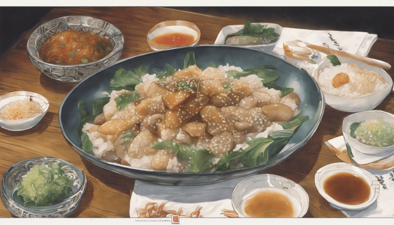 Chilled Mozuku in Sesame Sauce