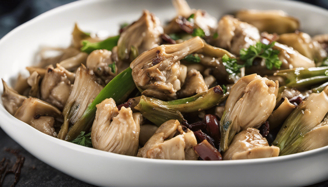 Chinese Artichokes and Chicken Stir-fry